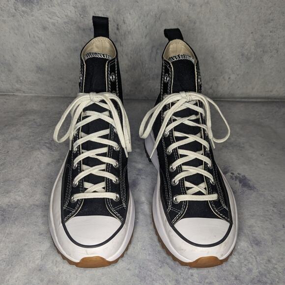 Converse OG Run Star Hike Unisex High Top Platform Sneaker in Black, Size 10 - Picture 7 of 14